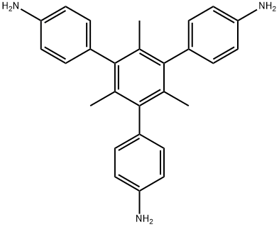 5'-(4-aminophenyl)-2',4',6'-trimethyl-[1,1':3',1''-terphenyl]-4,4''-diamine Structure