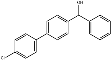 (4'-chloro-[1,1'-biphenyl]-4-yl)(phenyl)methanol Structure