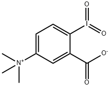 Benzenaminium, 3-carboxy-4-iodyl-N,N,N-trimethyl-, inner salt Structure