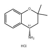 (S)-2,2-DIMETHYLCHROMAN-4-AMINE HYDROCHLORIDE 구조식 이미지