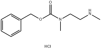 Carbamic acid, N-methyl-N-[2-(methylamino)ethyl]-, phenylmethyl ester, hydrochloride (1:1) Structure