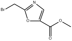 Methyl 2-(bromomethyl)oxazole-5-carboxylate Structure