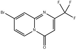 8-Bromo-2-(trifluoromethyl)-4H-pyrido[1,2-a]pyrimidin-4-one Structure