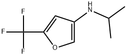 N-isopropyl-5-(trifluoromethyl)furan-3-amine Structure