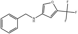 N-benzyl-5-(trifluoromethyl)furan-3-amine Structure