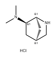 rac-(1R,4S,6S)-N,N-dimethyl-2-azabicyclo[2.2.1]heptan-6-amine dihydrochloride Structure