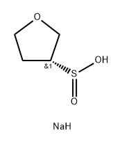 sodium (3R)-oxolane-3-sulfinate Structure