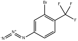 4-azido-2-bromo-1-(trifluoromethyl)benzene Structure