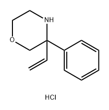 3-ethenyl-3-phenylmorpholine hydrochloride Structure