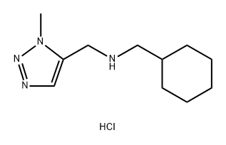 (cyclohexylmethyl)[(1-methyl-1H-1,2,3-triazol-5-yl)methyl]amine dihydrochloride Structure