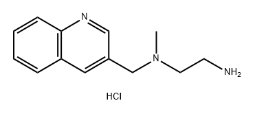 (2-aminoethyl)(methyl)[(quinolin-3-yl)methyl]amine dihydrochloride 구조식 이미지