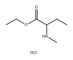 ethyl 2-(methylamino)butanoate hydrochloride Structure