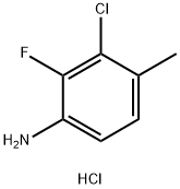 3-chloro-2-fluoro-4-methylaniline hydrochloride 구조식 이미지