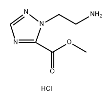 methyl 1-(2-aminoethyl)-1H-1,2,4-triazole-5-carboxylate hydrochloride Structure