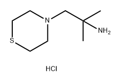 2-methyl-1-(thiomorpholin-4-yl)propan-2-amine dihydrochloride Structure