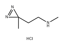 methyl[2-(3-methyl-3H-diazirin-3-yl)ethyl]amine hydrochloride Structure