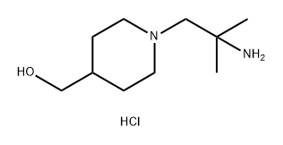 1-(2-amino-2-methylpropyl)piperidin-4-yl]methanol dihydrochloride 구조식 이미지