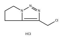 3-(chloromethyl)-4H,5H,6H-pyrrolo[1,2-c][1,2,3]triazole hydrochloride Structure