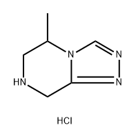 5-methyl-5H,6H,7H,8H-[1,2,4]triazolo[4,3-a]pyrazine dihydrochloride 구조식 이미지