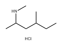 methyl(4-methylhexan-2-yl)amine hydrochloride 구조식 이미지