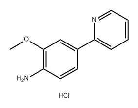 2-methoxy-4-(pyridin-2-yl)aniline dihydrochloride Structure