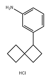 3-{spiro[3.3]heptan-1-yl}aniline hydrochloride 구조식 이미지