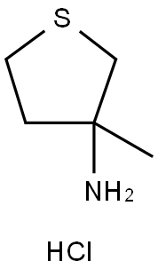 3-methylthiolan-3-amine hydrochloride 구조식 이미지