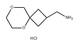 1-{5,8-dioxaspiro[3.5]nonan-2-yl}methanamine hydrochloride Structure