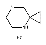 7-thia-4-azaspiro[2.5]octane hydrochloride 구조식 이미지