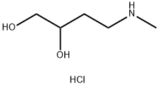 4-(methylamino)butane-1,2-diol hydrochloride Structure