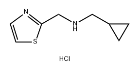 (cyclopropylmethyl)[(1,3-thiazol-2-yl)methyl]amine dihydrochloride Structure