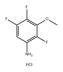 2,4,5-trifluoro-3-methoxyaniline hydrochloride Structure