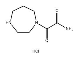 2-(1,4-diazepan-1-yl)-2-oxoacetamide hydrochloride Structure