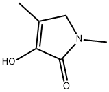 1,5-Dihydro-3-hydroxy-1,4-dimethyl-2H-pyrrol-2-one Structure