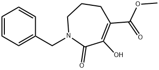 Methyl 2,5,6,7-tetrahydro-3-hydroxy-2-oxo-1-(phenylmethyl)-1H-azepine-4-carboxyl… Structure