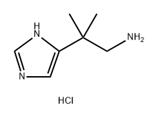 2-(1H-imidazol-5-yl)-2-methylpropan-1-amine hydrochloride Structure