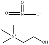 Ethanaminium, 2-hydroxy-N,N,N-trimethyl-, nitrate (1:1) Structure