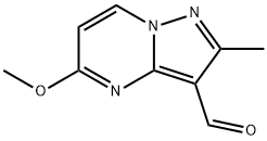 5-methoxy-2-methylpyrazolo[1,5-a]pyrimidine-3-carbaldehyde Structure