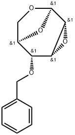 .beta.-D-Allopyranose, 1,6:2,3-dianhydro-4-O-(phenylmethyl)- Structure