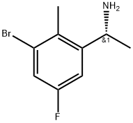 (R)-1-(3-Bromo-5-fluoro-2-methylphenyl)ethan-1-amine Structure