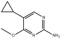 5-Cyclopropyl-4-methoxypyrimidin-2-amine Structure