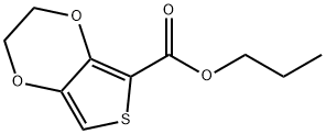 Propyl 2,3-dihydrothieno[3,4-b]-1,4-dioxin-5-carboxylate Structure