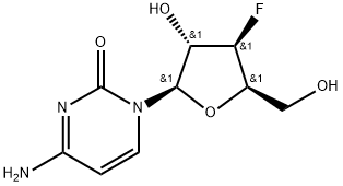 3'-Deoxy-3'-fluoroxylocytidine 구조식 이미지