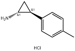 (1R,2S)-2-(4-Methylphenyl)cyclopropan-1-amine hydrochloride Structure