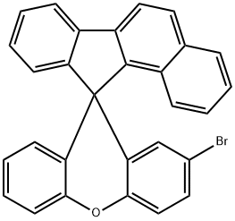 2′-bromo-Spiro[7H-benzo[c]fluorene-7,9′-[9H]xanthene] Structure