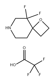 5,5-Difluoro-1-oxa-7-azaspiro[3.5]nonane 2,2,2-trifluoroacetate Structure