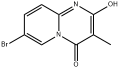 7-Bromo-2-hydroxy-3-methyl-4H-pyrido[1,2-a]pyrimidin-4-one Structure