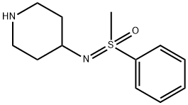 (S)-Methyl(phenyl)(piperidin-4-ylimino)-λ6-sulfanone Structure