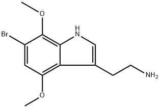 2-(6-Bromo-4,7-dimethoxy-1H-indol-3-yl)ethanamine Structure