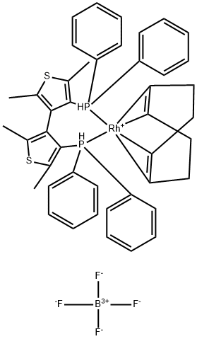 [RH (COD) (-) - TETRAME-BITIOP] BF4 Structure